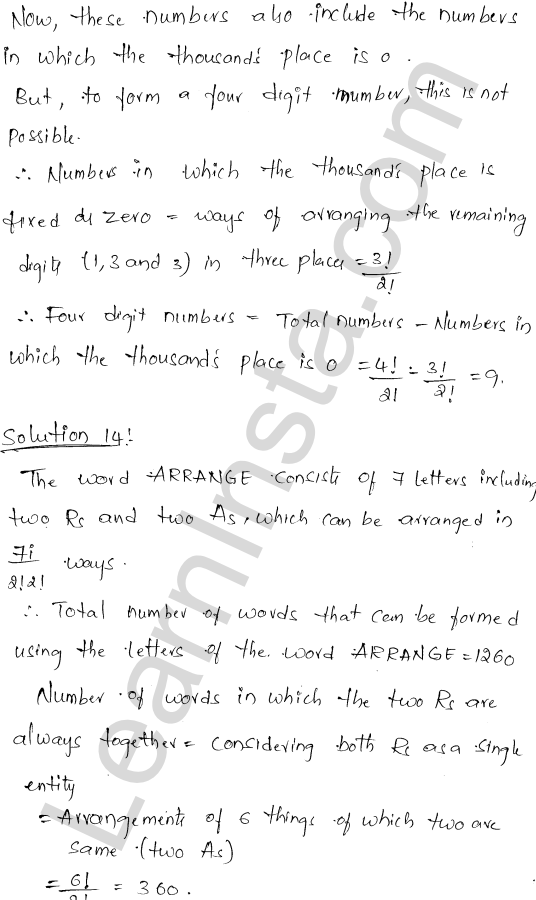 RD Sharma Class 11 Solutions Chapter 16 Permutations Ex 16.5 13