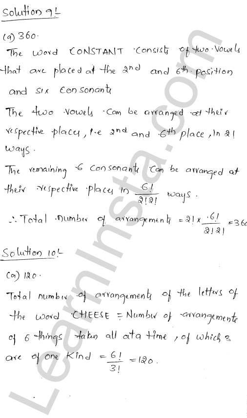 RD Sharma Class 11 Solutions Chapter 16 Permutations MCQ 1.6