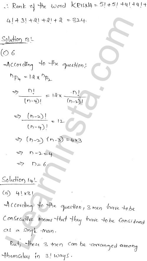 RD Sharma Class 11 Solutions Chapter 16 Permutations MCQ 1.9