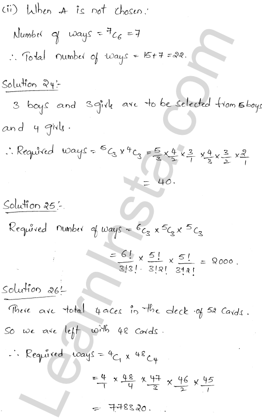 RD Sharma Class 11 Solutions Chapter 17 Combinations Ex 17.2 1.12