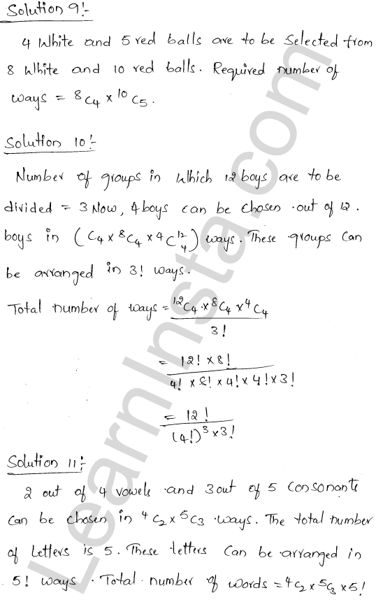 RD Sharma Class 11 Solutions Chapter 17 Combinations VSAQ 1.5