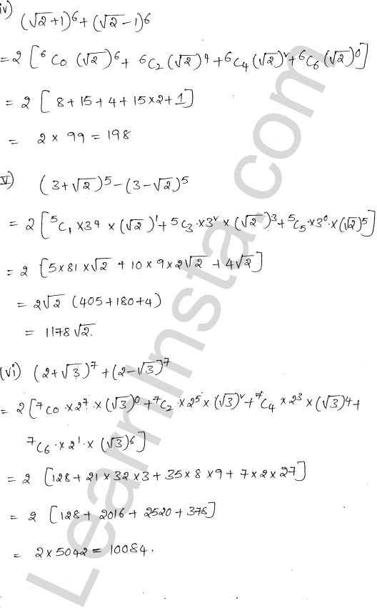 RD Sharma Class 11 Solutions Chapter 18 Binomial Theorem Ex 18.1 1.7