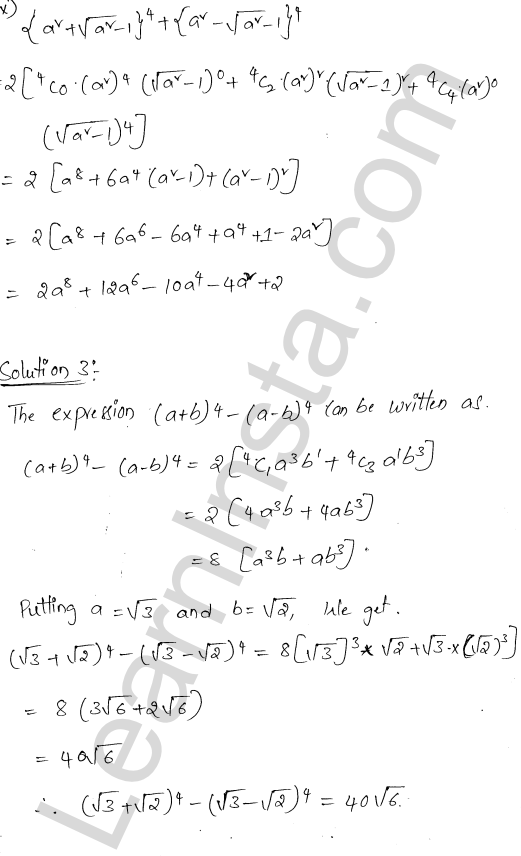RD Sharma Class 11 Solutions Chapter 18 Binomial Theorem Ex 18.1 1.9
