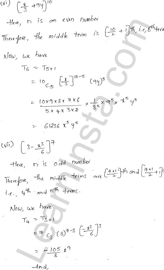 RD Sharma Class 11 Solutions Chapter 18 Binomial Theorem Ex 18.2 1.22