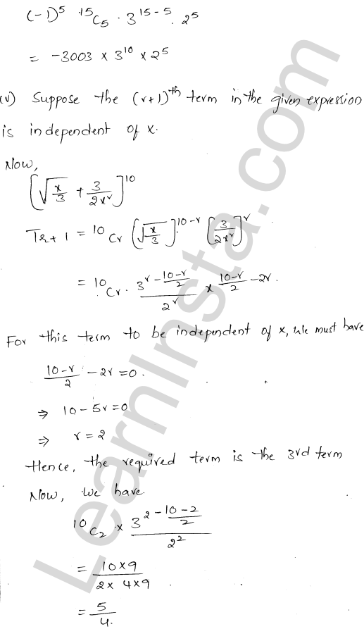 RD Sharma Class 11 Solutions Chapter 18 Binomial Theorem Ex 18.2 1.28
