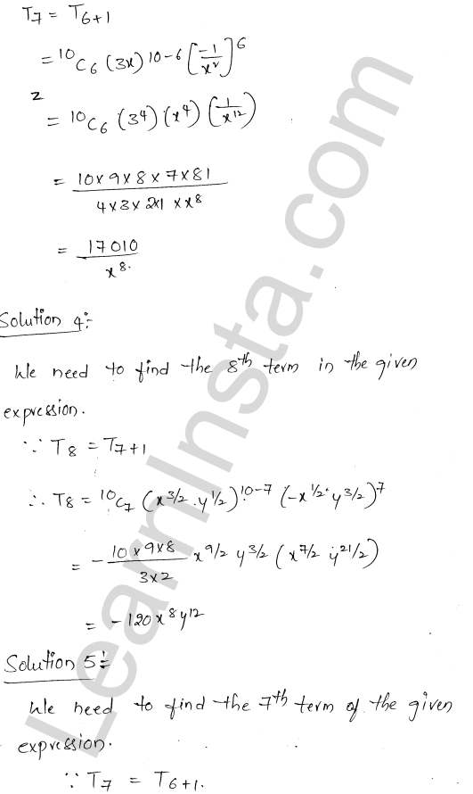 RD Sharma Class 11 Solutions Chapter 18 Binomial Theorem Ex 18.2 1.3