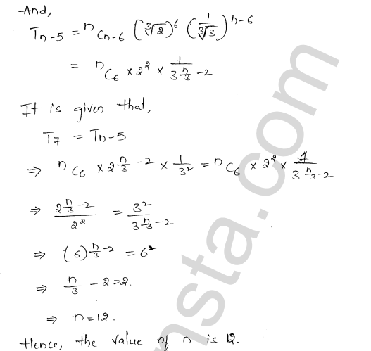 RD Sharma Class 11 Solutions Chapter 18 Binomial Theorem Ex 18.2 1.50