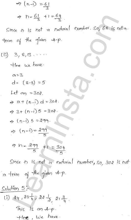 RD Sharma Class 11 Solutions Chapter 19 Arithmetic Progressions Ex 19.2 1.5