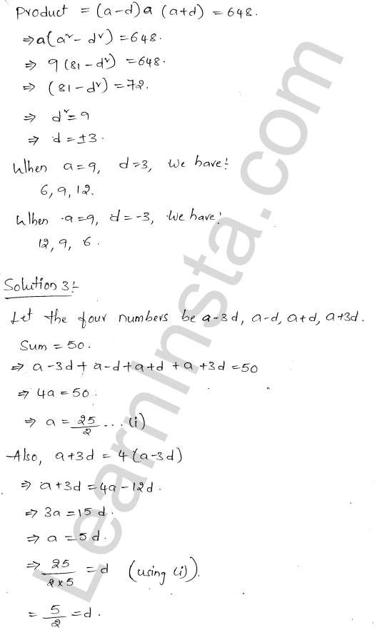 RD Sharma Class 11 Solutions Chapter 19 Arithmetic Progressions Ex 19.3 1.2