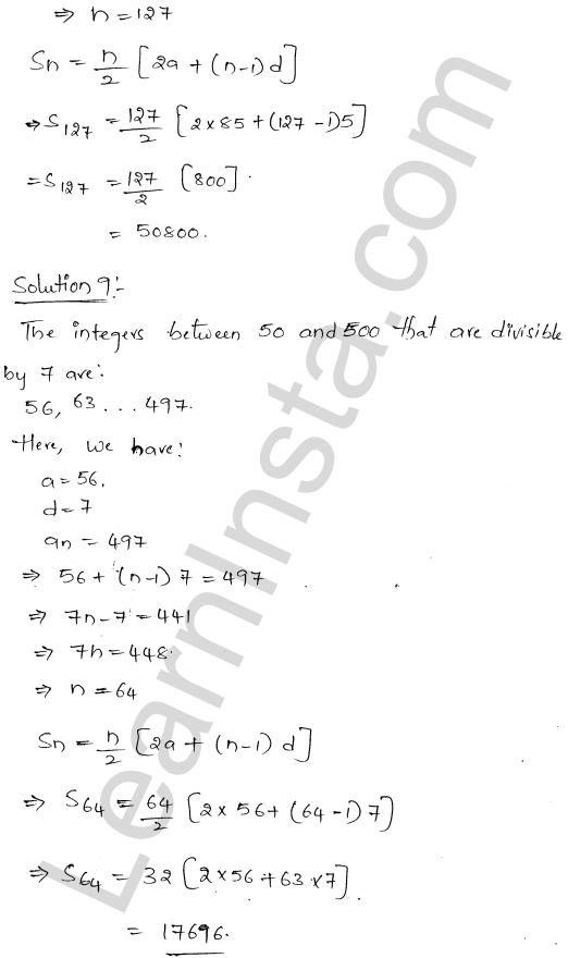 RD Sharma Class 11 Solutions Chapter 19 Arithmetic Progressions Ex 19.4 1.10