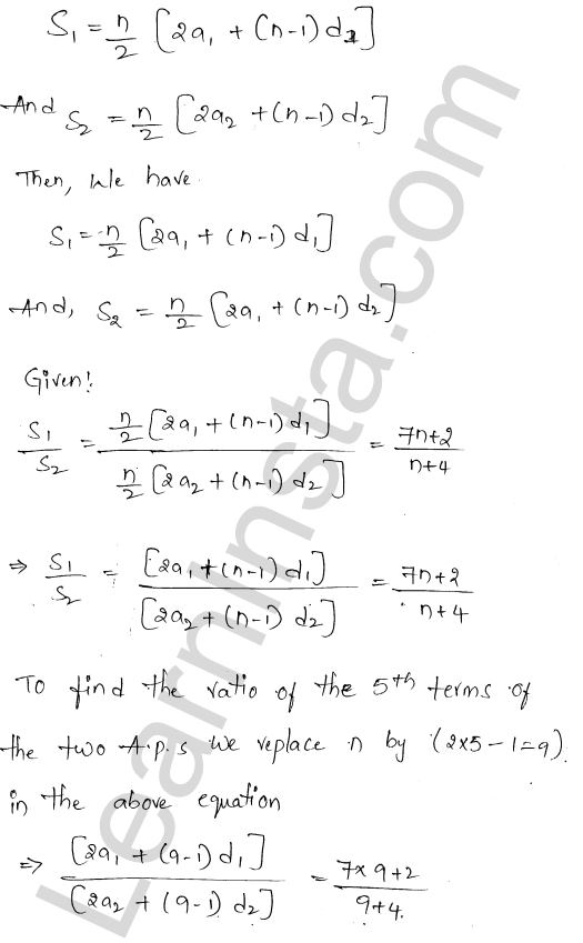 RD Sharma Class 11 Solutions Chapter 19 Arithmetic Progressions Ex 19.4 1.16