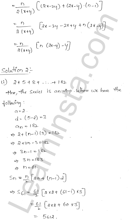 RD Sharma Class 11 Solutions Chapter 19 Arithmetic Progressions Ex 19.4 1.4