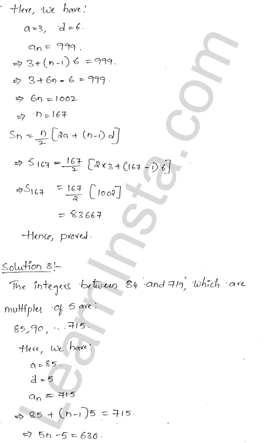 RD Sharma Class 11 Solutions Chapter 19 Arithmetic Progressions Ex 19.4 1.9