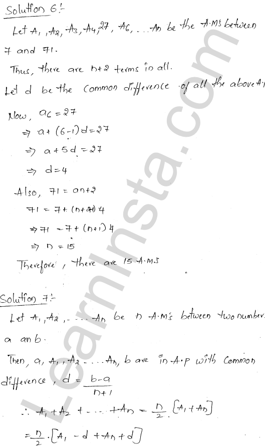 RD Sharma Class 11 Solutions Chapter 19 Arithmetic Progressions Ex 19.6 1.5