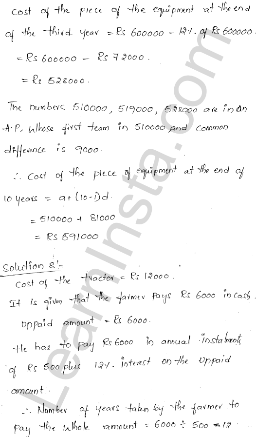 RD Sharma Class 11 Solutions Chapter 19 Arithmetic Progressions Ex 19.7 1.7
