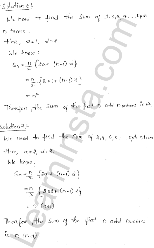RD Sharma Class 11 Solutions Chapter 19 Arithmetic Progressions VSAQ 1.5
