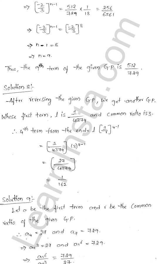 RD Sharma Class 11 Solutions Chapter 20 Geometric Progressions Ex 20.1 1.10
