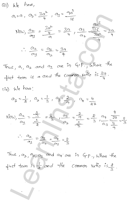RD Sharma Class 11 Solutions Chapter 20 Geometric Progressions Ex 20.1 1.2