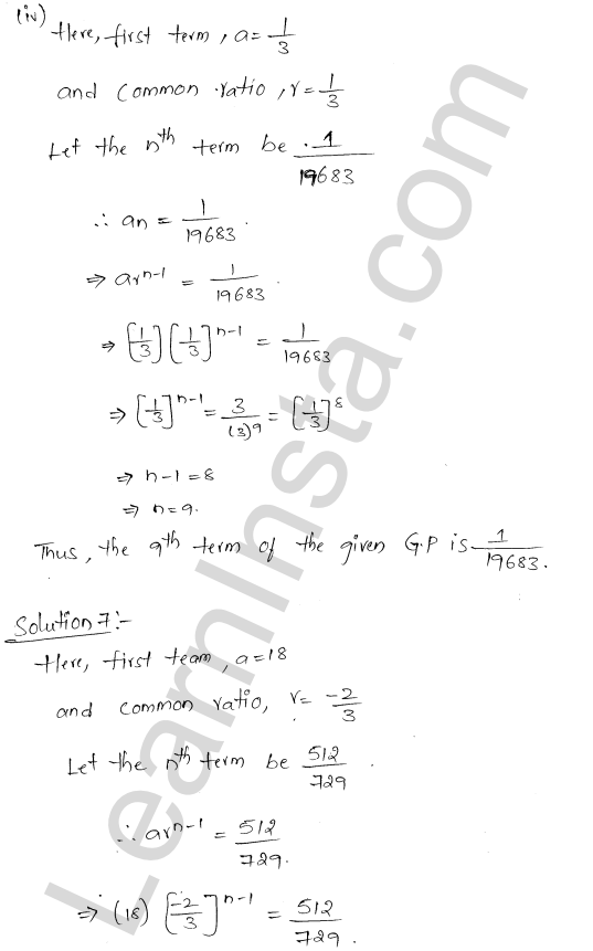 RD Sharma Class 11 Solutions Chapter 20 Geometric Progressions Ex 20.1 1.9