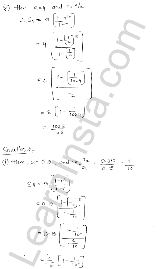 RD Sharma Class 11 Solutions Chapter 20 Geometric Progressions Ex 20.3 1.3