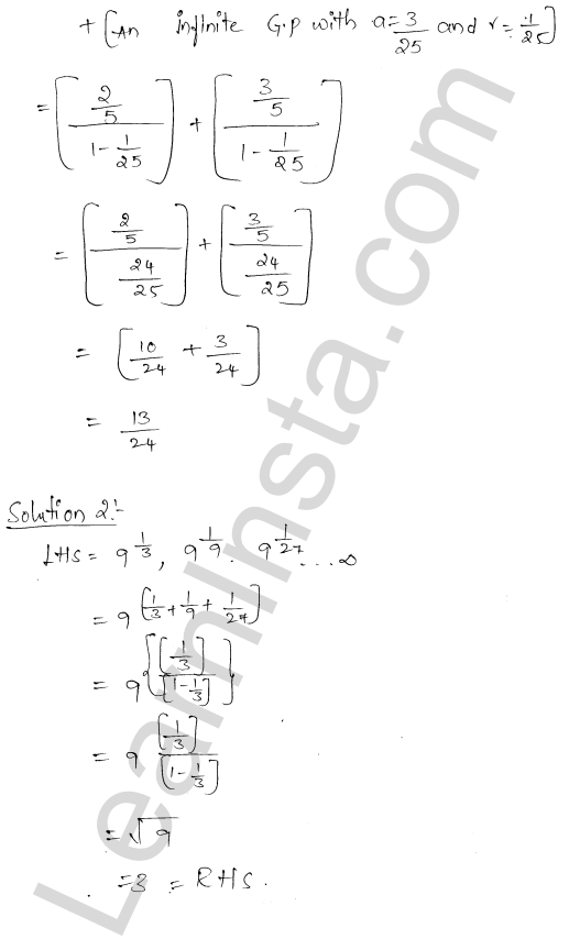 RD Sharma Class 11 Solutions Chapter 20 Geometric Progressions Ex 20.4 2.1