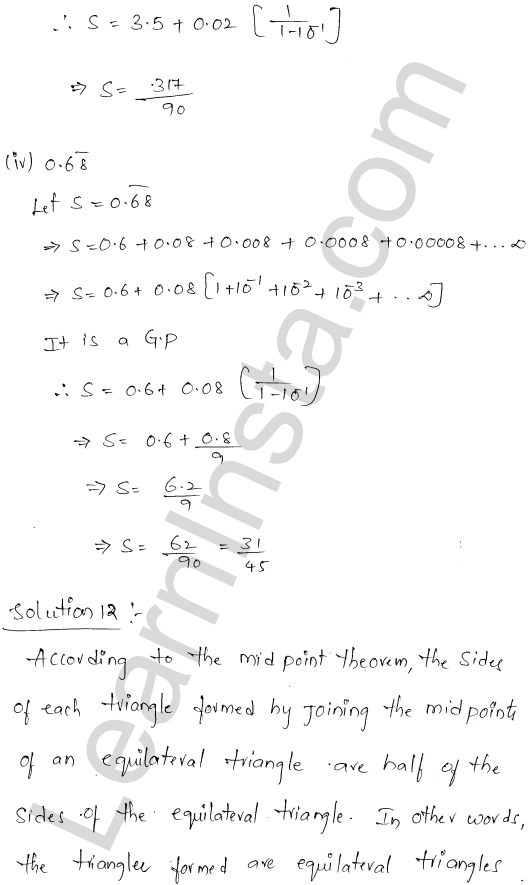 RD Sharma Class 11 Solutions Chapter 20 Geometric Progressions Ex 20.4 9.1