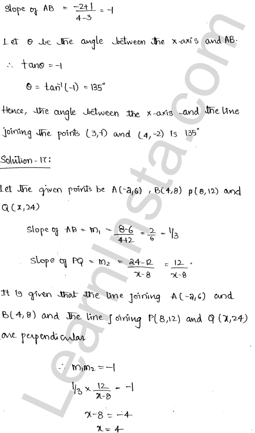 RD Sharma Class 11 Solutions Chapter 23 The Straight Lines Ex 23.1 1.16