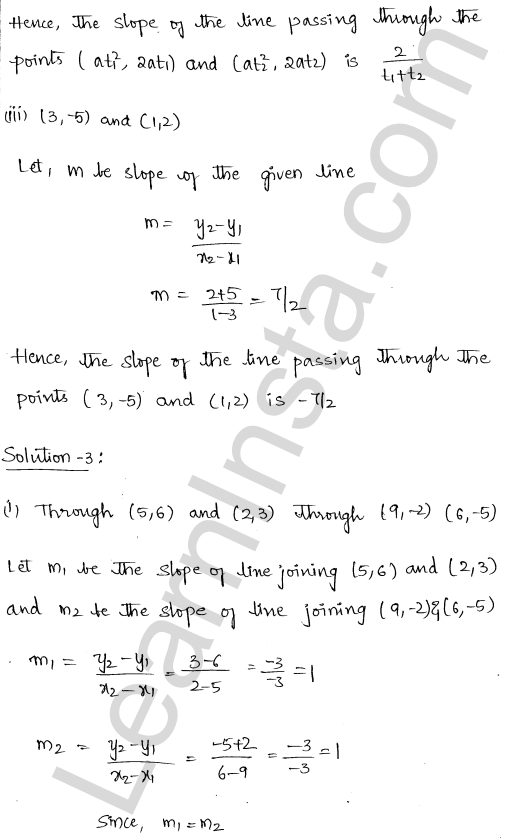 RD Sharma Class 11 Solutions Chapter 23 The Straight Lines Ex 23.1 1.3