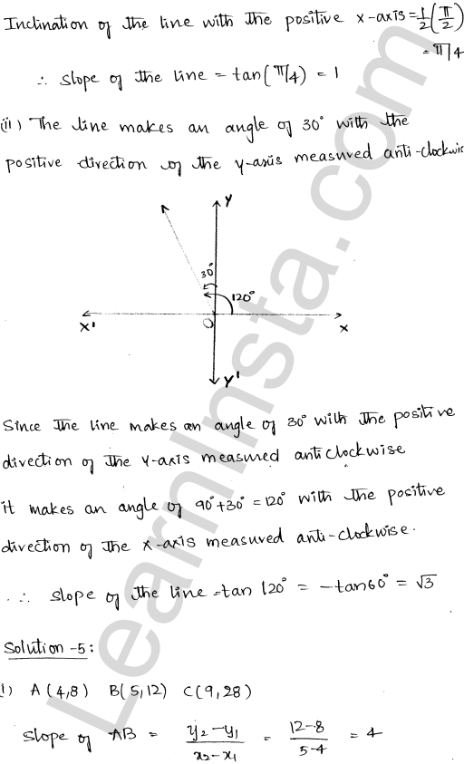 RD Sharma Class 11 Solutions Chapter 23 The Straight Lines Ex 23.1 1.6