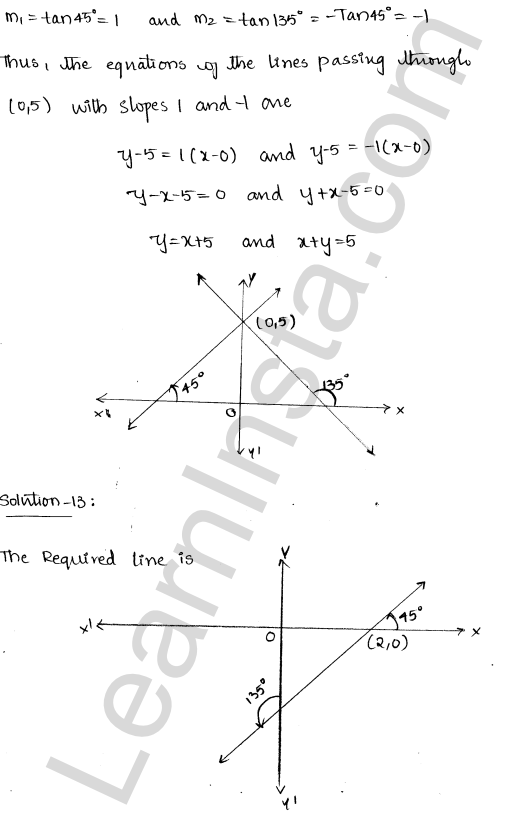 RD Sharma Class 11 Solutions Chapter 23 The Straight Lines Ex 23.4 1.11