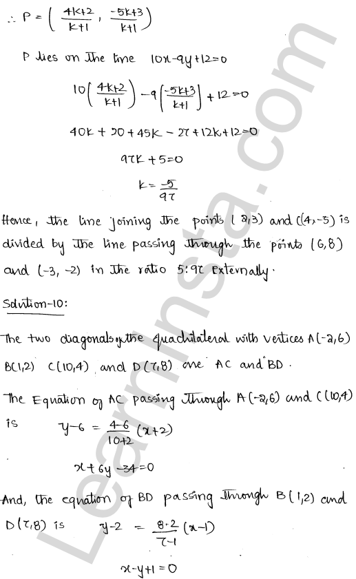 RD Sharma Class 11 Solutions Chapter 23 The Straight Lines Ex 23.5 1.12