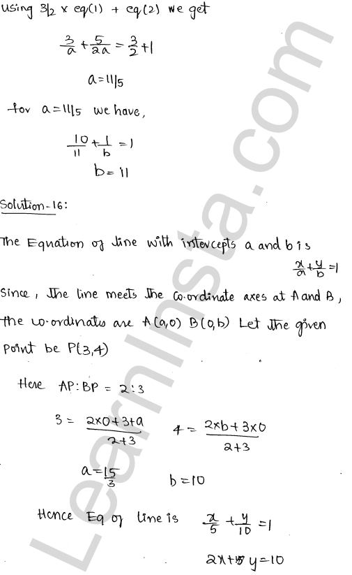 RD Sharma Class 11 Solutions Chapter 23 The Straight Lines Ex 23.6 1.14