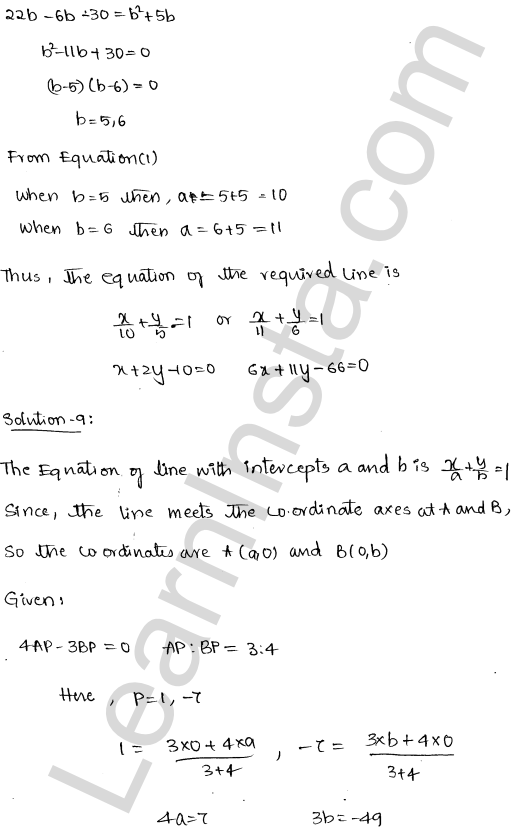 RD Sharma Class 11 Solutions Chapter 23 The Straight Lines Ex 23.6 1.7