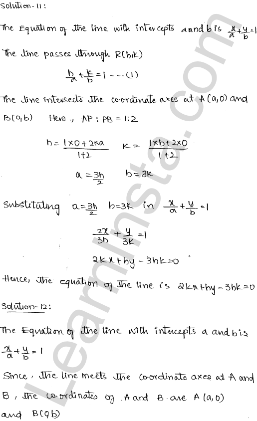 RD Sharma Class 11 Solutions Chapter 23 The Straight Lines Ex 23.6 1.9