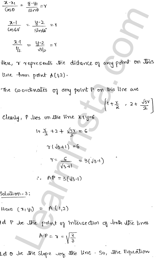 RD Sharma Class 11 Solutions Chapter 23 The Straight Lines Ex 23.8 1.2