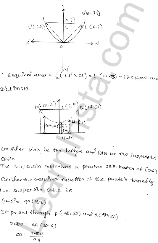 RD Sharma Class 11 Solutions Chapter 25 Parabola Ex 25.1 1.23