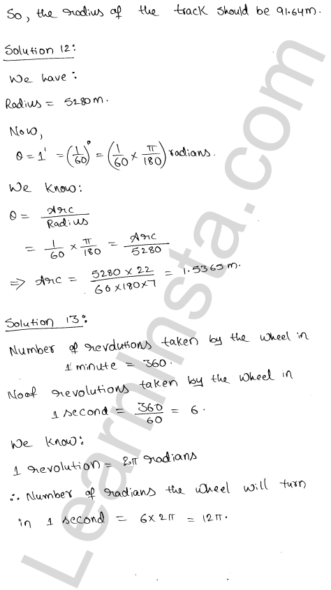 RD Sharma Class 11 Solutions Chapter 4 Measurement of Angles Ex 4.1 14