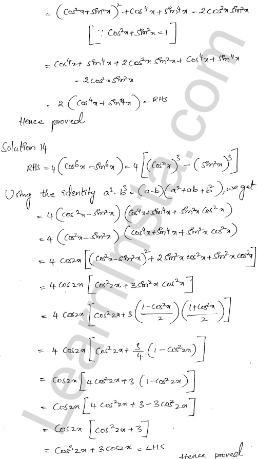 RD Sharma Class 11 Solutions Chapter 9 Trigonometric Ratios of Multiple and Submultiple Angles Ex 9.1 1.7