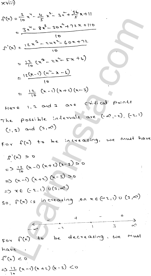 RD Sharma Class 12 Solutions Chapter 17 Increasing and Decreasing Functions Ex 17.2 1.18