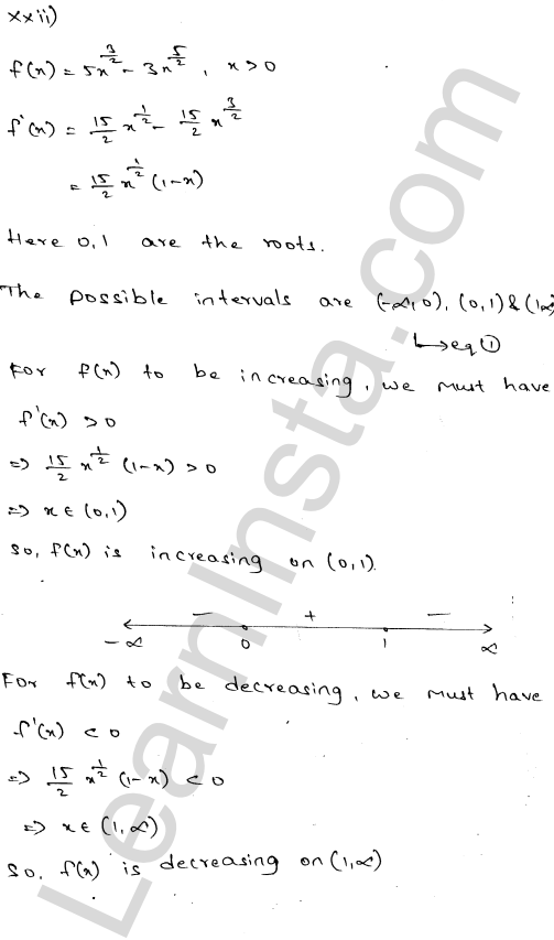 RD Sharma Class 12 Solutions Chapter 17 Increasing and Decreasing Functions Ex 17.2 1.22