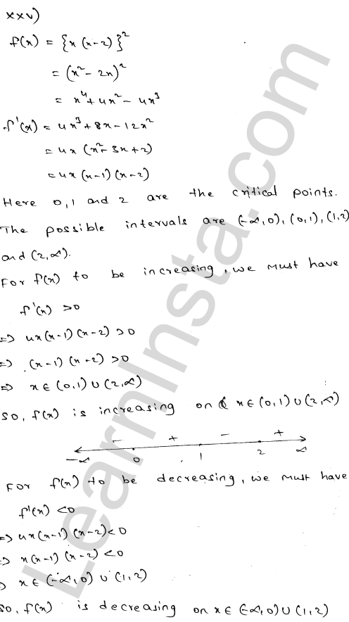 RD Sharma Class 12 Solutions Chapter 17 Increasing and Decreasing Functions Ex 17.2 1.25