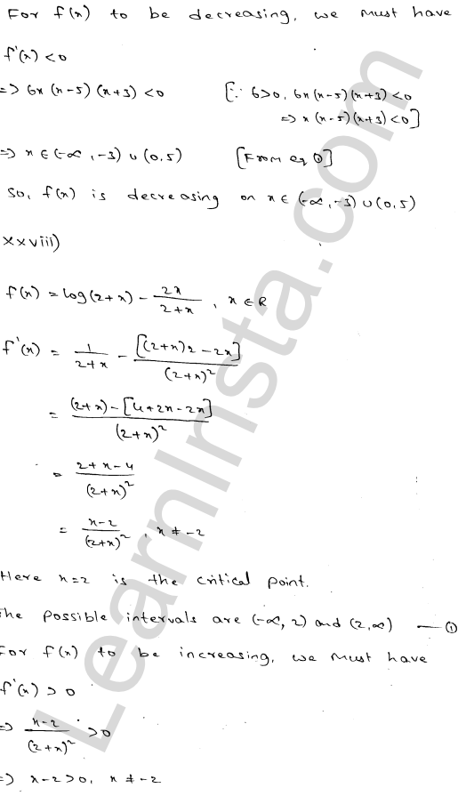 RD Sharma Class 12 Solutions Chapter 17 Increasing and Decreasing Functions Ex 17.2 1.28