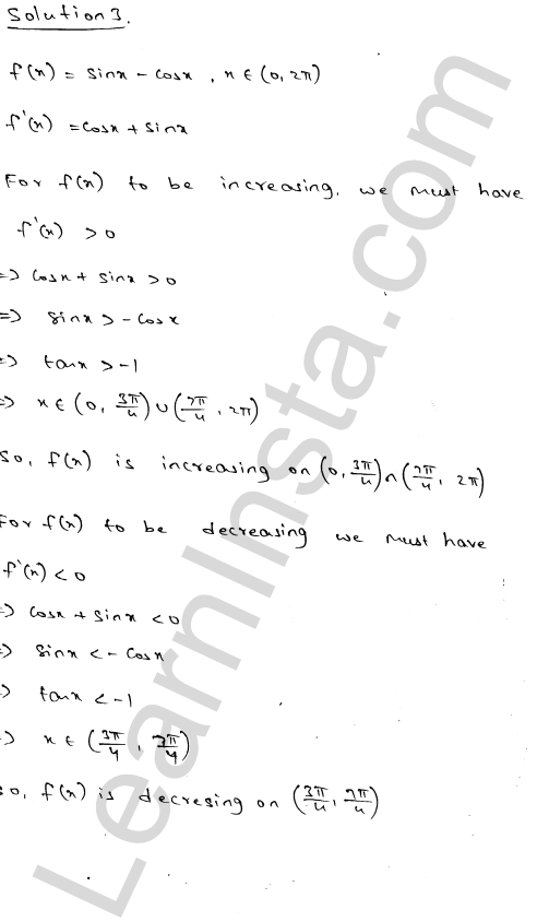 RD Sharma Class 12 Solutions Chapter 17 Increasing and Decreasing Functions Ex 17.2 1.31
