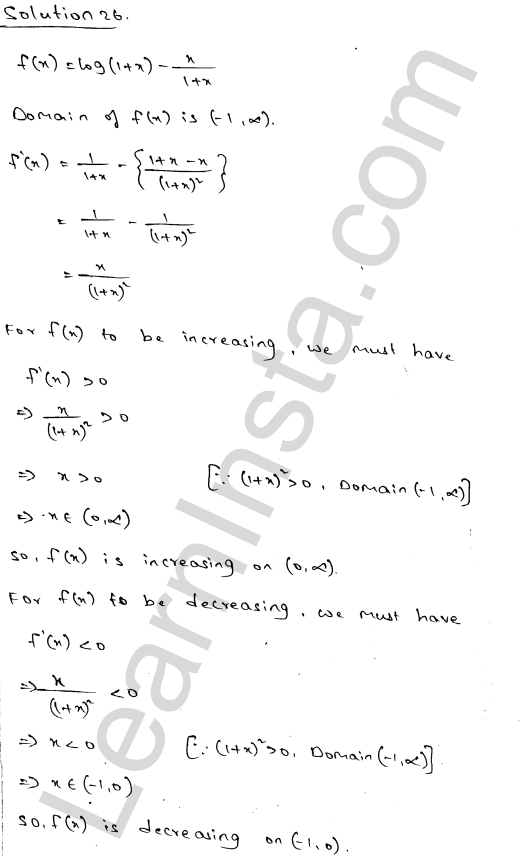 RD Sharma Class 12 Solutions Chapter 17 Increasing and Decreasing Functions Ex 17.2 1.45