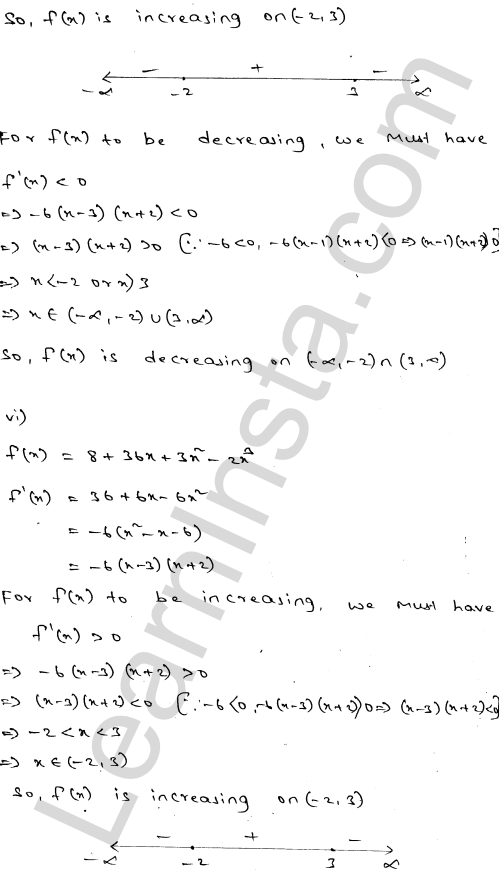 RD Sharma Class 12 Solutions Chapter 17 Increasing and Decreasing Functions Ex 17.2 1.5