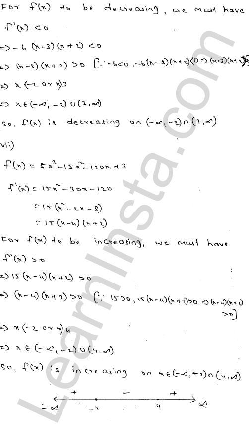 RD Sharma Class 12 Solutions Chapter 17 Increasing and Decreasing Functions Ex 17.2 1.6