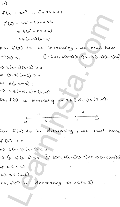 RD Sharma Class 12 Solutions Chapter 17 Increasing and Decreasing Functions Ex 17.2 1.9