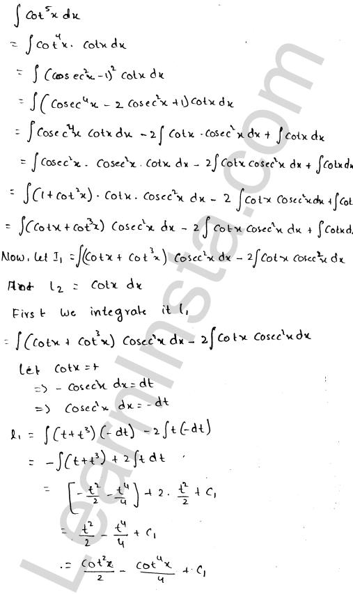 RD Sharma Class 12 Solutions Chapter 19 Indefinite Integrals Ex 19.11 1.7