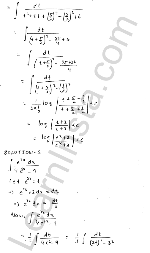 RD Sharma Class 12 Solutions Chapter 19 Indefinite Integrals Ex 19.16 1.3