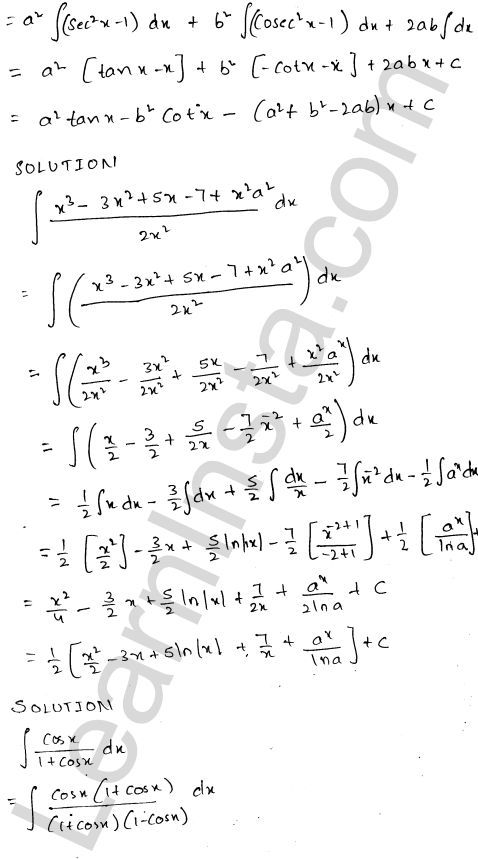 RD Sharma Class 12 Solutions Chapter 19 Indefinite Integrals Ex 19.2 1.18